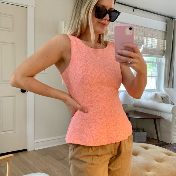 Forever 21 Tops - Bright Pink Peplum Shirt Small